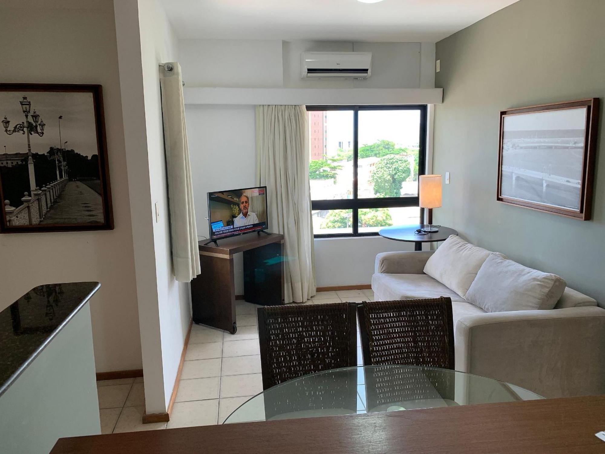 Flat No Condominio Metropolis - Ilha Do Leite Recife Exterior foto
